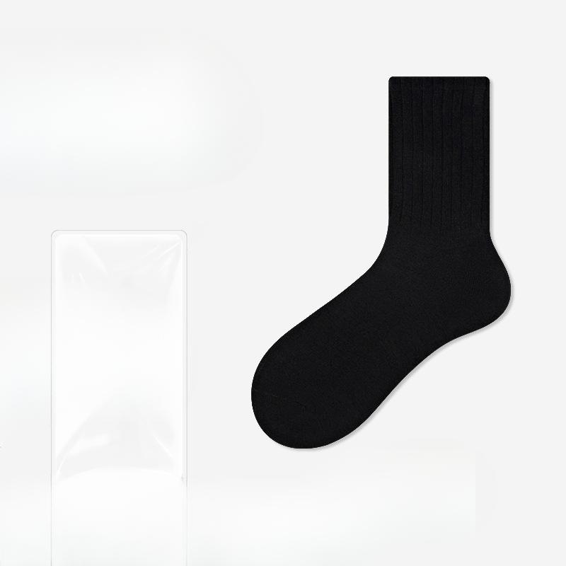 Female Spring and Autumn Pure Cotton Moon Son In The Tube Pile Pile Socks