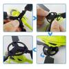 3pcs Outdoor Helicopters Fly Drawstring Gift Kids Children Helicopter Toys Pull String Handle Helicopter Educational Toy