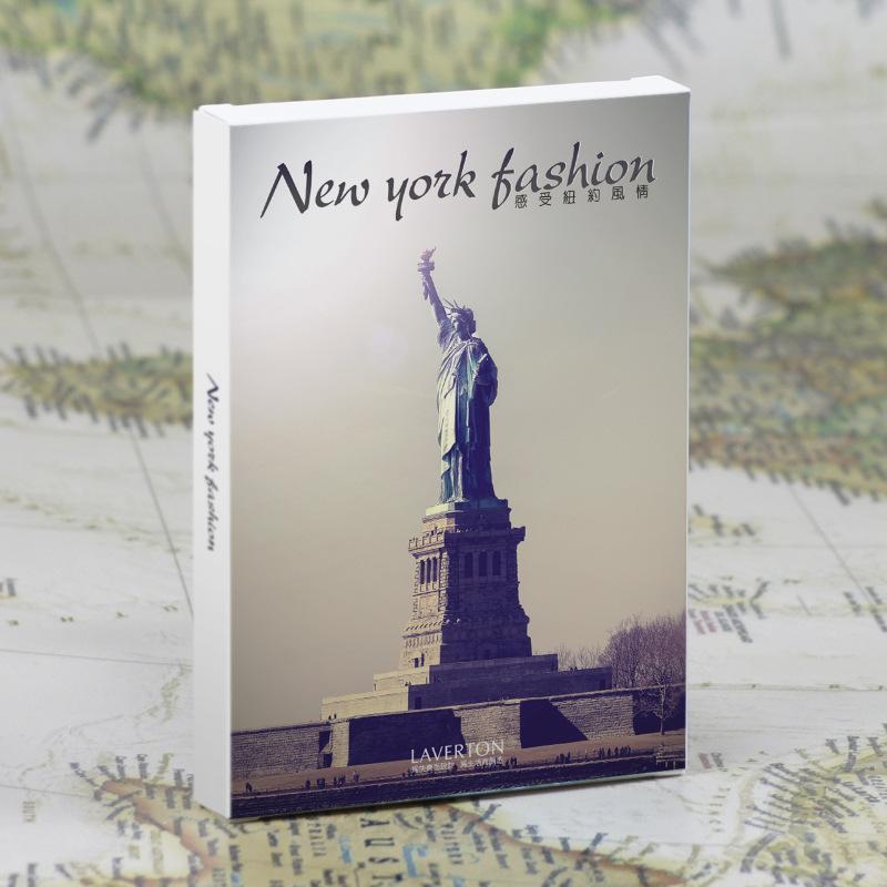 30 Blätter/Los Mach eine Reise nach New York Postkarte INS-Stil Reise Landschaftsfotografie Grußkarten Mode Geschenk