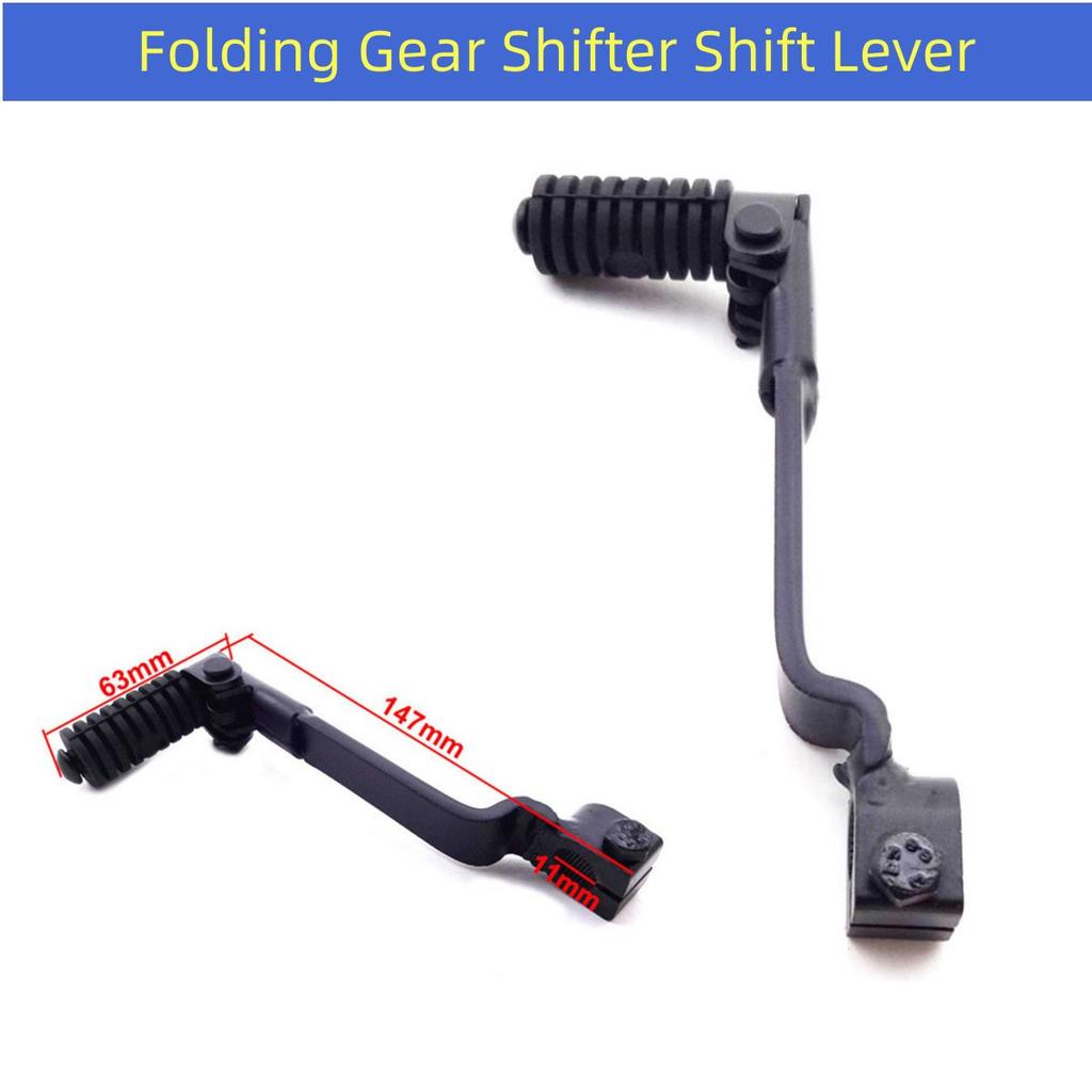 1 pièce Nouvelle Levier de Vitesse Pliant Noir Pour Moto Pit Bike Dirt Atv