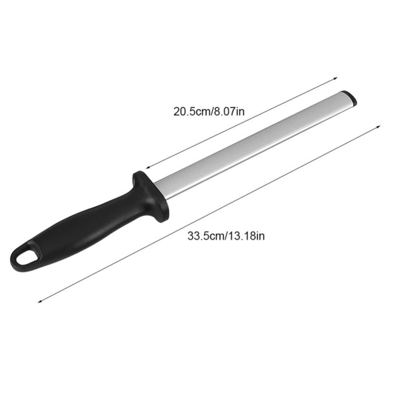 Afilador de cuchillos profesional de 8 pulgadas, varilla de acero, herramienta de piedra para afilar cuchillos de cocina y hogar