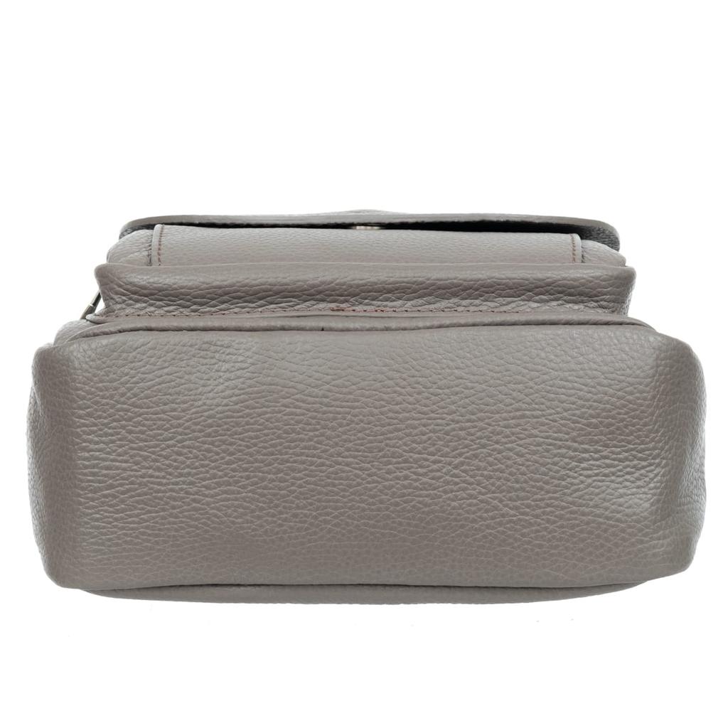 Vezze Coppetta Leather Handbag Anthracite