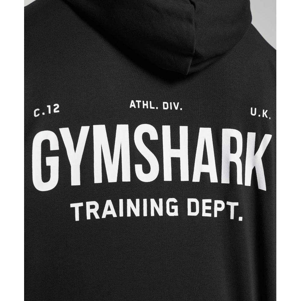 Gymshark Training Dept. Hoodie Black A1b1k Bb2j