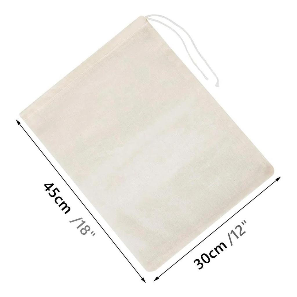Nut Milk Bag Home Kitchen Gadgets Dish Drainer Kitchenware Reusable Unbleached Useful Things for Kitchen Dining Bar Filter Tools6