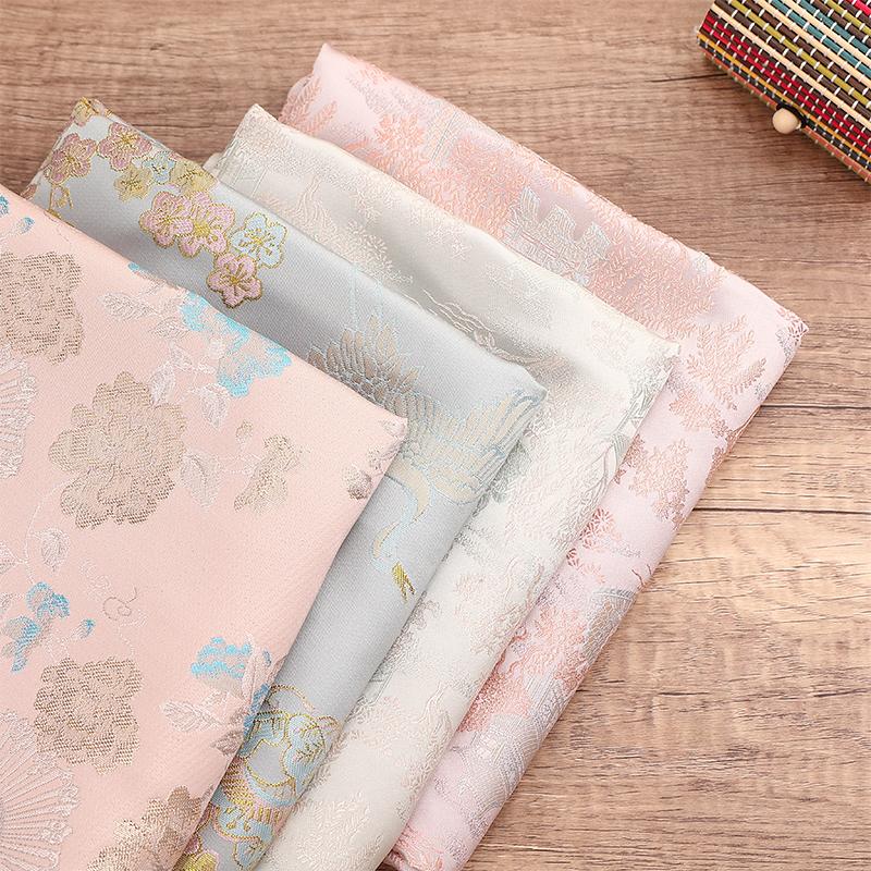 Brocade Jacquard Fabric Satin Children's Clothing Hanfu Clothing Apparel Sewing Fabric Wholesale Cloth Meters Diy Material