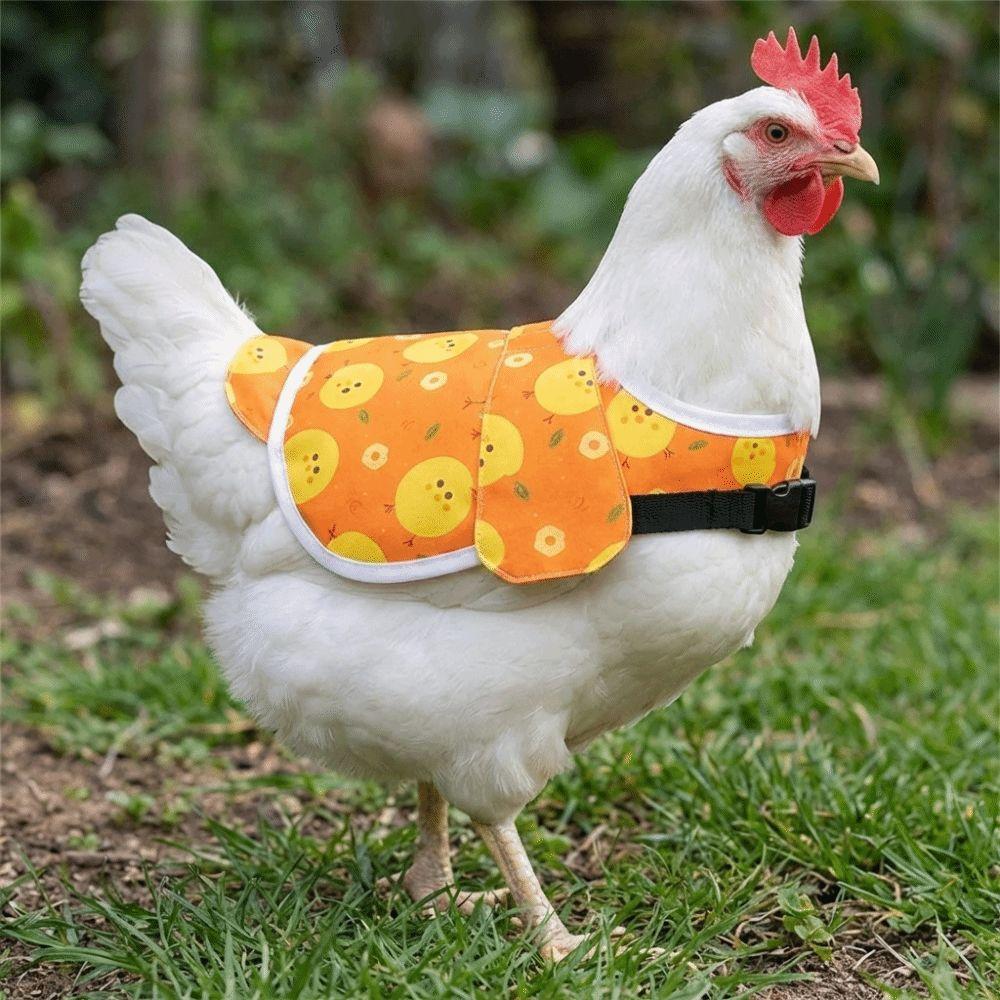 Elastic Chicken Saddle Adjustable Chicken Harness Vest Practical Hen Apron Pet Clothes