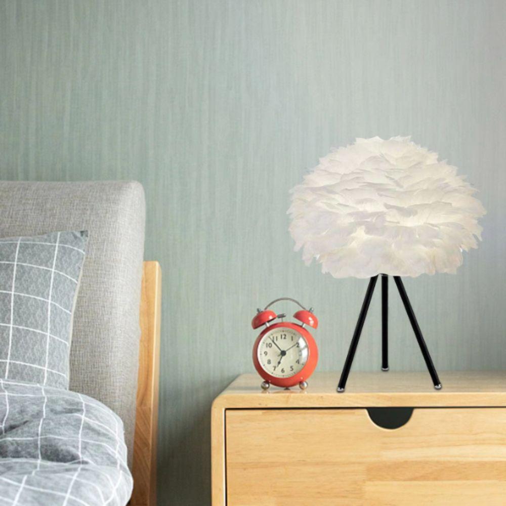 Soft Decorative Feather Lamp Shade Warm Feather Pendant Light Shade Lamp Shade Cover  Pendant Light
