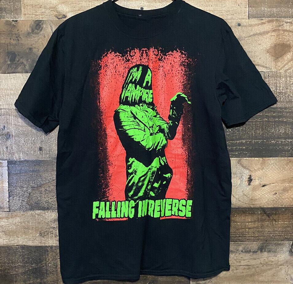 Falling in Reverse Im A Vampire Band Album black Men all size Shirt NG1840 Unisex T-Shirt XL