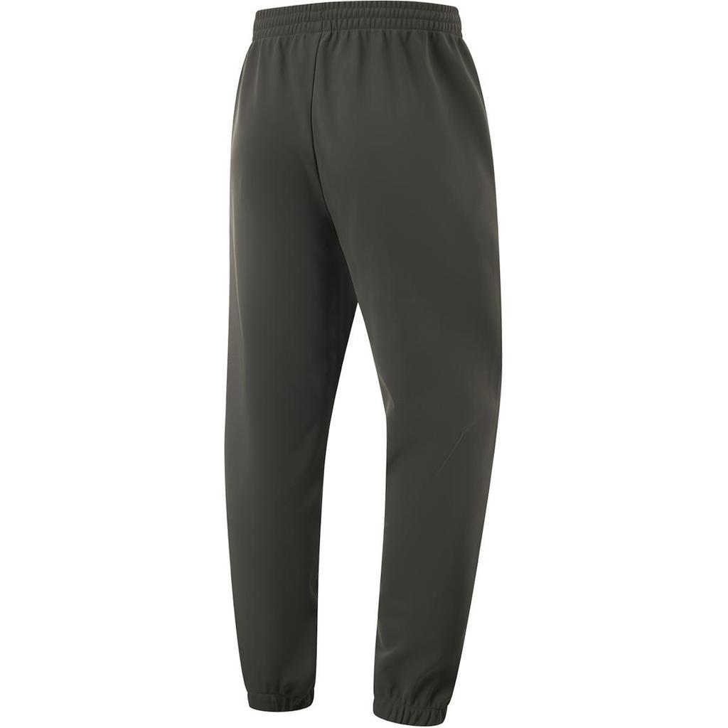 Li Ning Comfortable Casual Simple Fleece Cuffed Knitted Sports Pants Men Bottoms Dark-Gray AKLUB55-2