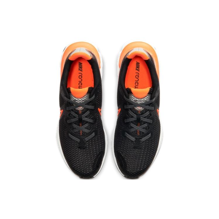 Новые Nike Renew Run Черный Ярко-оранжевый GS CT1430-001