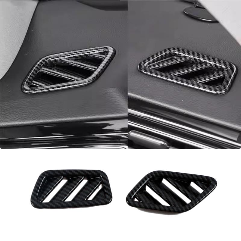 For VW Volkswagen Atlas Teramont ABS carbonfiber Headlight Switch window lift switch Air vent Gear Shift Panel cover