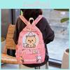 Spacious Cute And Childrens Cartoon Capybara Backpack For Boys And Girls In Nylon Soft