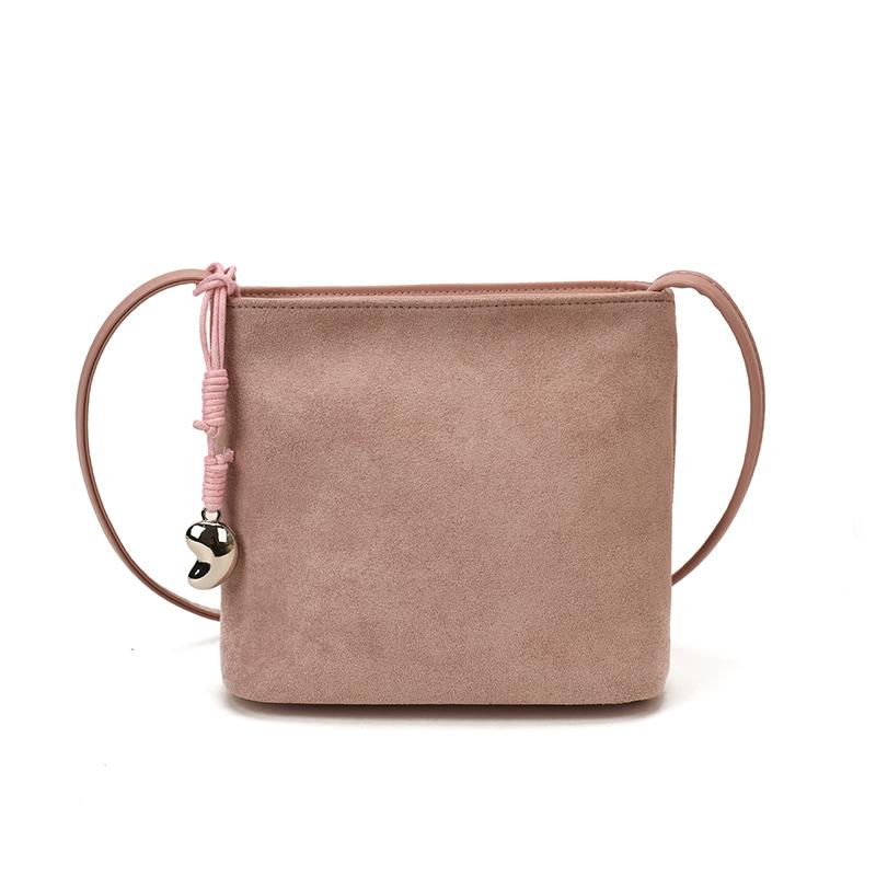 Stylish Design Exquisite Faux Suede Square Shoulder Bags Solid Zipper Persality 2026 Autumn Winter New Armpit Bags for Women