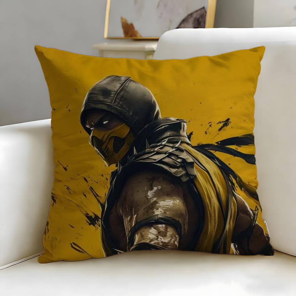 

Классическая игра Mortal Kombat Наволочка Мягкая Легко стирающаяся Наволочка Универсальная для Дивана Кровати Путешествий и Офиса 30X30cm