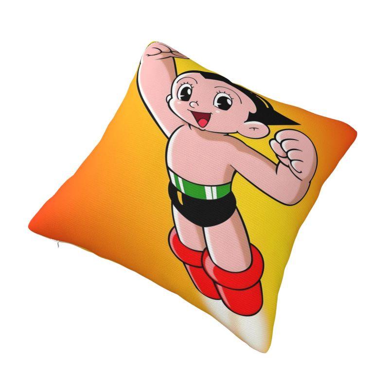 Custom Astroboy Anime Manga Cushion Cover Velvet Cute Pillows