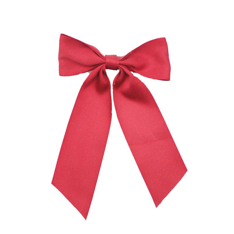 Lystrfac Fashion Retro Ribbon Bow Tie Hair Clips for Women Girls Wide Back Head Top Clip Hairpin  Hairgrips Hair Accessories