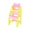 Premium Plastic Dollhouses Baby Dining Chair 1/12 Scale Miniature Furniture Safe Kids Learning Toy