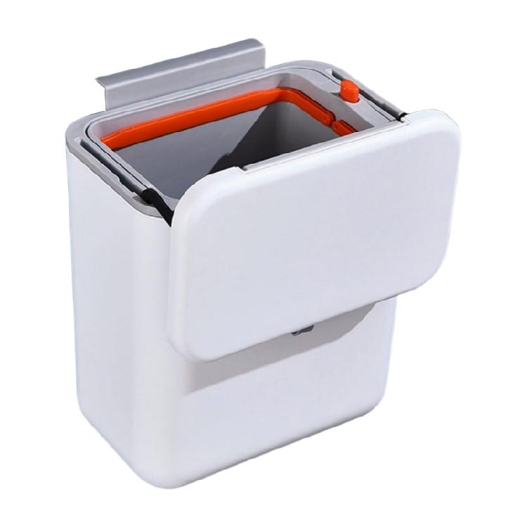 Under Sink Compost Bin 9L Large Capacity Hanging Trash Can for Efficient Waste Management