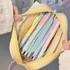 Portable Cartoon Pain Pack Separate Large Capacity Pen Case Student Storage Bag Multipurpose Organizer Bag