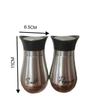 2 pcs Refillable Salt & Pepper Shakers Set, Spice Bottles Container for Home,Restaurant, and Picnic - 3.4oz Kitchen Accessories