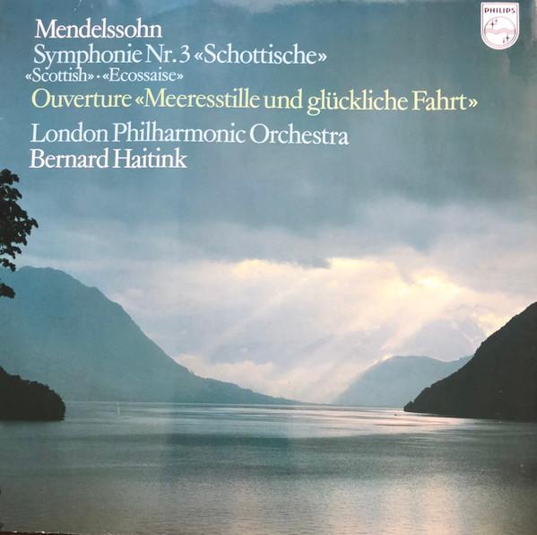 

LP Record FELIX MENDELSSOHN-BARTHOLDY , BERNA - Symphonie Nr. 3 Scottish / Ouvert 918938 Philips Germany Classical Used