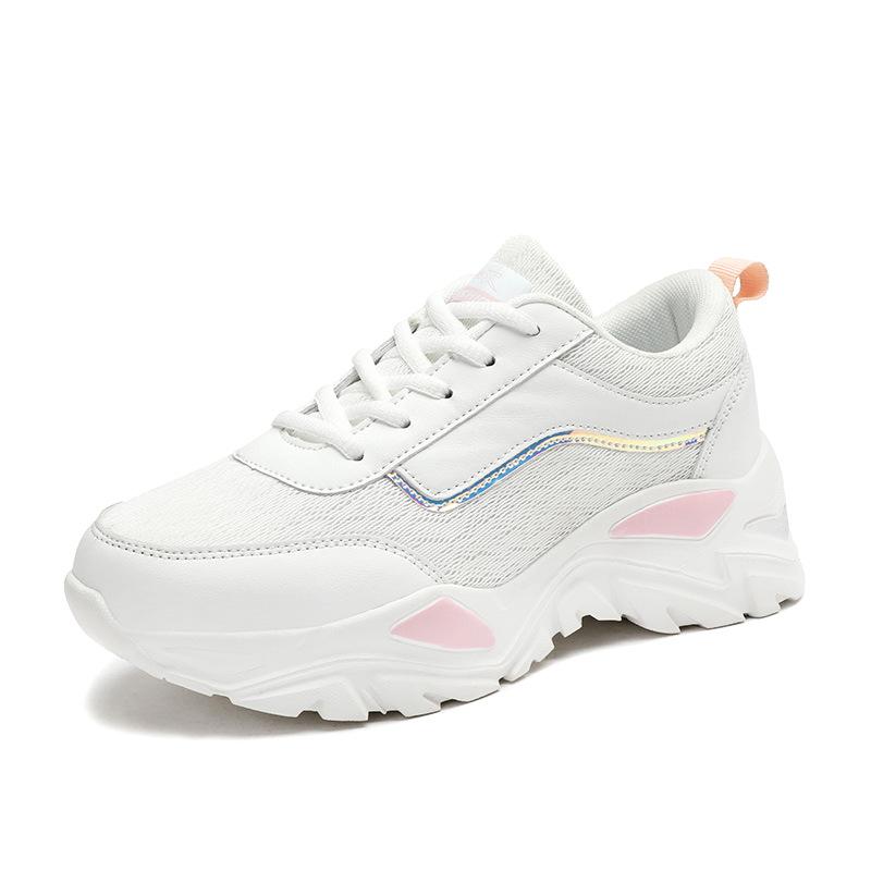 

Women s shoes 2025 new ins fashion breathable little white shoes flat bottom lightweight dad shoes casual sports shoes women 33