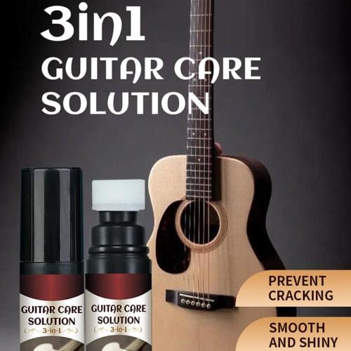 Guitar Fretboard Oil, 80ml 3-in-1 Guitar Care Liquid, String Cleaner, Fretboard Maintenance Oil, String Anti-Rust Lubricant. Guitar Fretboard Cleaner