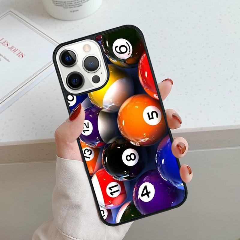 Billardkugel Snooker Handyhülle Für iPhone 17 Air 11 12 13 14 15 16 Pro Max Hülle Für iPhone 17 Air Max 5 Plus Hülle Schale
