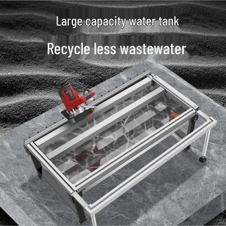 Electric 45° Tile Chamfering Machine with Automatic Water System & Retractable Bevel Cutter