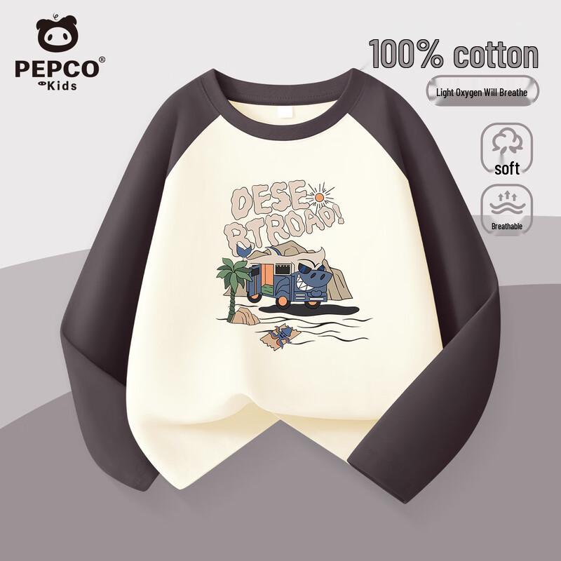 PEPCO Boys 2026 Spring Pure Cotton Long Sleeve T-Shirt 120