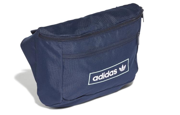 Adidas Originals Trefoil Polyester Fanny Pack Unisex Navy Blue H62040