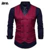2021 Men's Double-Breasted Formal Vest Waistcoat