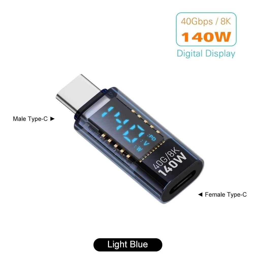 U Shape USB-C Adapter Right Angle USB-C Male To Female Connector Type C Adapter 8K Display