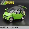 1:32 Mercedes Benz Smart Fortwo Micro City Car Modello in Lega Metallo Diecast Auto Simulazione Collezionabili Ornamenti Regalo di Festa