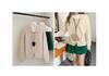 2026 Autumn/Winter Women's Pure Wool Zipper Stand Collar Knit Cardigan Sweater