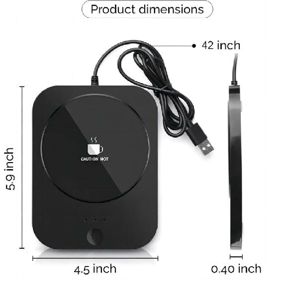 

Подогреватель для кофейных чашек USB Электрический подогреватель для кружек, чая, молока, офисная нагревательная пластина для дома