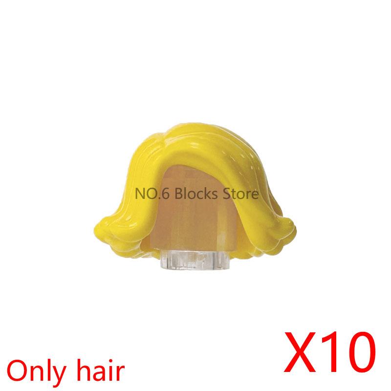 City Building Blocks Body Character Clothing Head Face DIY Parts Hair Expression Accessories Figure Headwear Helmet Bricks Toys