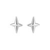 Minimalistische Vierpuntige Ster Oorknopjes Voor Vrouwen Kleine Hypoallergene Oorpiercing Sieraden Simpel En Trendy