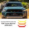 Car Front Grille Badge Emblem  Strip for Toyota 4Runner 2025 2026 2027 Air Inlet Auto Exterior Car Accessories Styling 3 Colors.