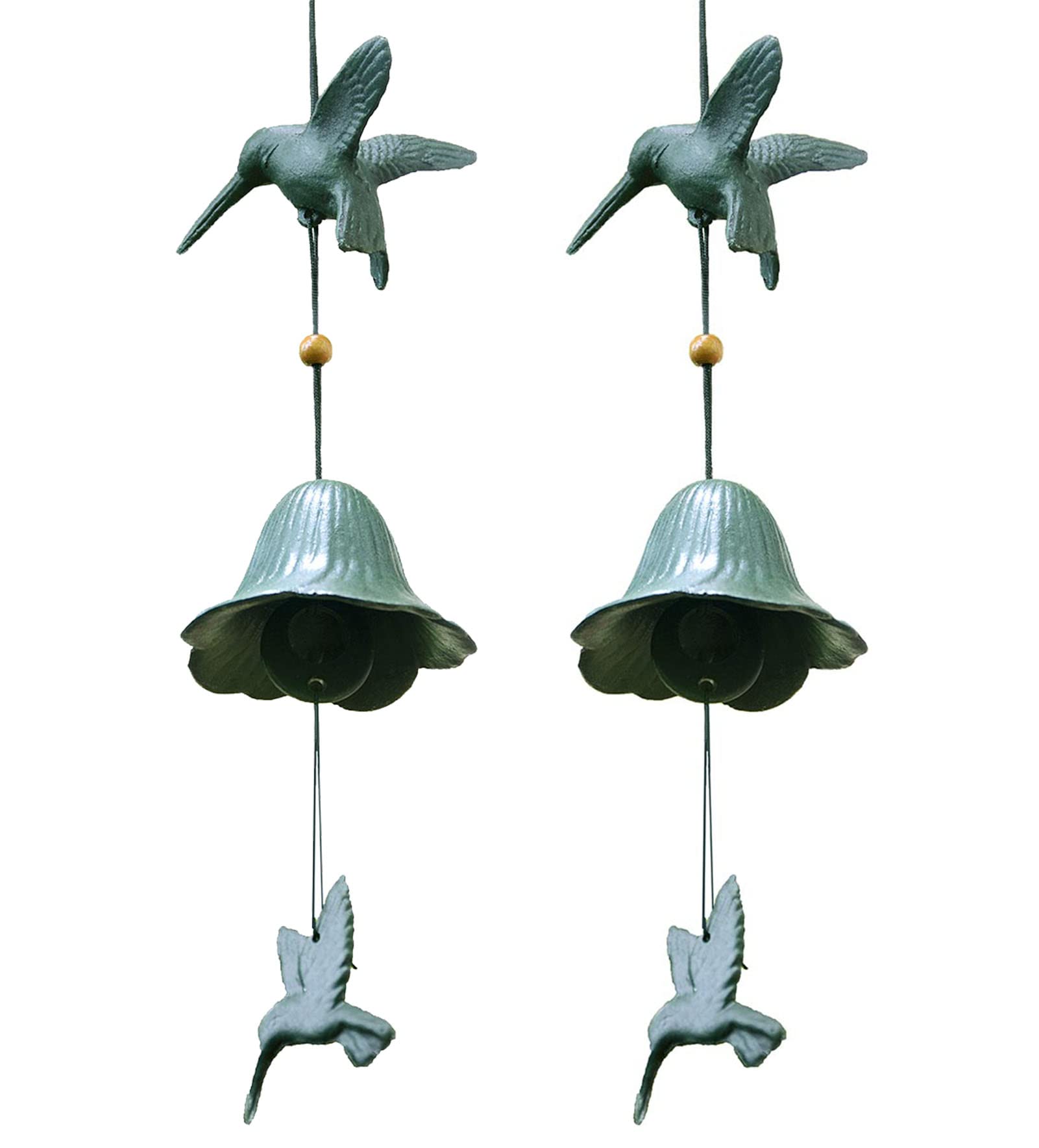 

Hwagui Iron Wind Little Hanging Perfect as a Room or Brazier Chime, Bell, Green, Year-End Gift, Divider,