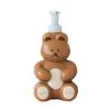 Foam Pump Bottle Cute Bear Shape Large Capacity Foaming Soap Dispenser Bottle for Facial Wash Body Wash Hand Soap