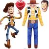 Colorful Toy Story 4 Woody Cosplay Costume For Kids Featuring Long Sleeves Jumpsuit