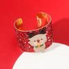Father Christmas Santa Claus Xmas Bracelet Kriss Kringle Sequin Elk Xmas Bracelet  Couple