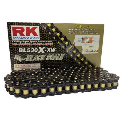 RK BL530X-XW CLF Chain Joint, Caulking Type, Electrodeposition Black Coat