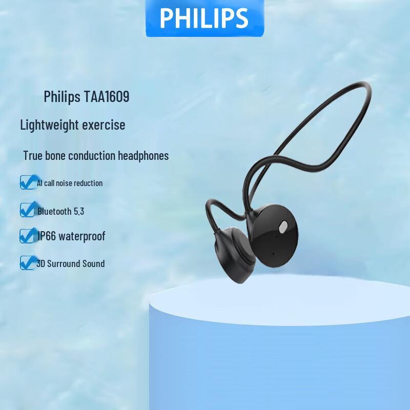 Philips True Wireless Bone Conduction Sports Headphones TAA1609