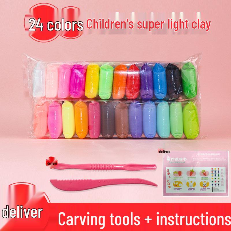 36-Color Children's DIY Play Dough Set for Handmade Figurines