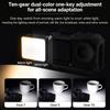 Action6 Magnetic Fill Light With Type C Port 1/4 Hole For Action 6 Camera Outdoor Photography Low Light Shoot Light
