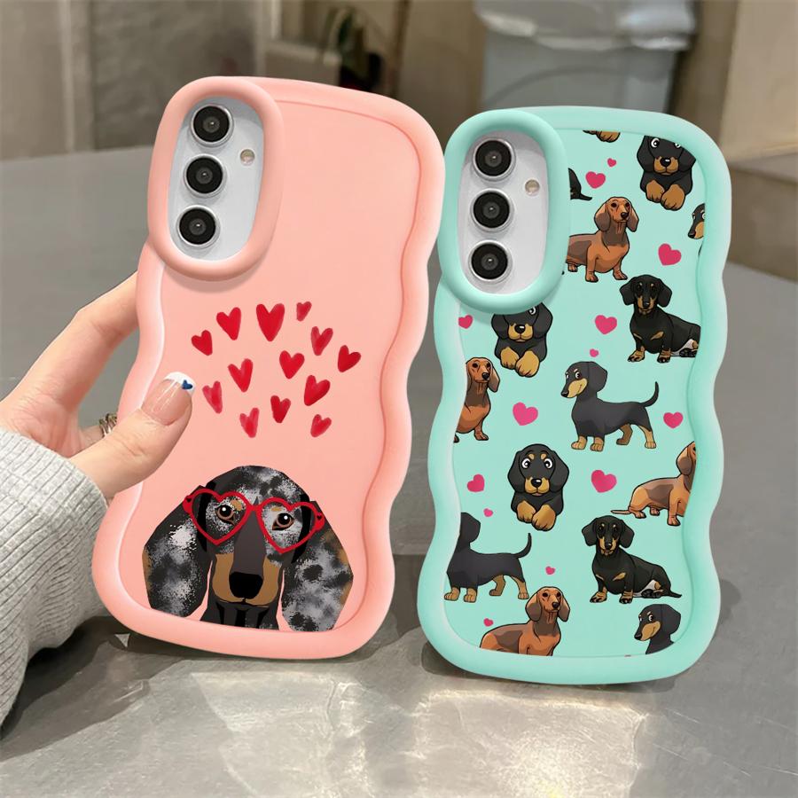 Case for Samsung Galaxy A15 A14 A21s A13 A16 A12 A11 A52 Soft Phone Cover A33 A53 A22 A05 A06 A23 A04 A03 Interesting Dachshunds