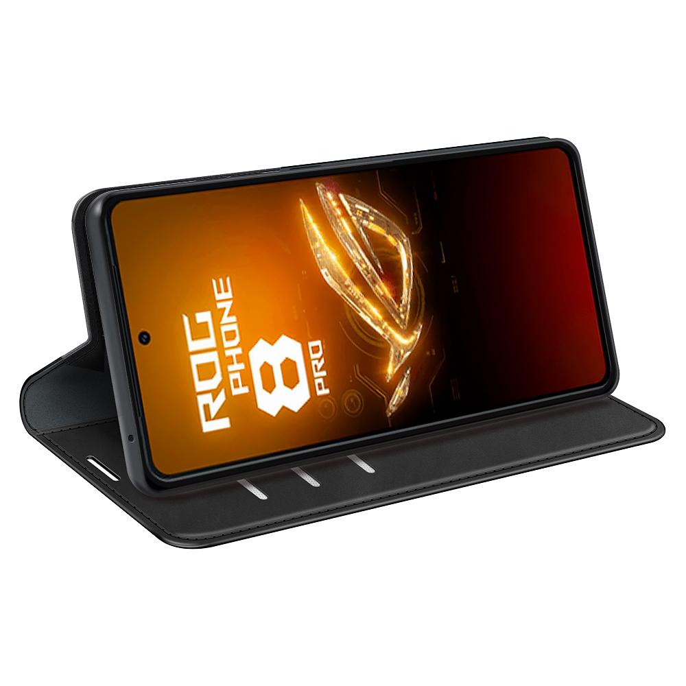 For Asus ROG Phone 8 5G/Phone 8 Pro 5G Case PU Leather Skin Touch Flip Stand View Phone Cover