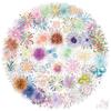 50Pcs/Set Watercolor Fireworks Art PET Stickers Waterproof DIY Fashion Doodle Decals Stickers